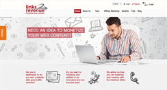 Desktop Screenshot of links2revenue.com